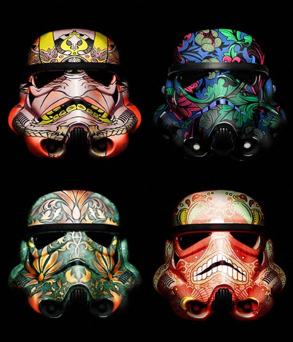 Foto 3 pulgar | Cuadro Star Wars Pop Art Stormtrooper Canvas Envio Gratis
