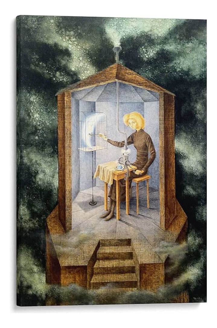 Foto 2 pulgar | Cuadros Replicas Remedios Varo En Lienzo Canvas Con Bastidor