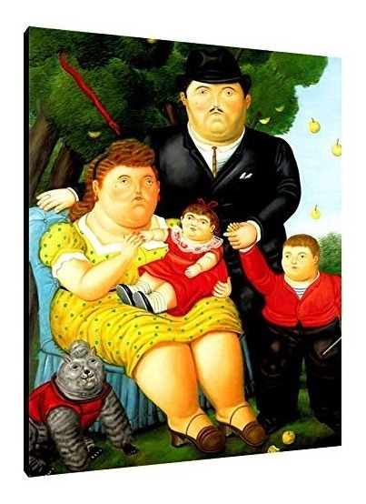 Foto 4 pulgar | Cuadro En Lienzo Canvas Con Bastidor Arte De Fernando Botero Materiales De Calidad Listo Para Colgar Estilo Galeria Colo