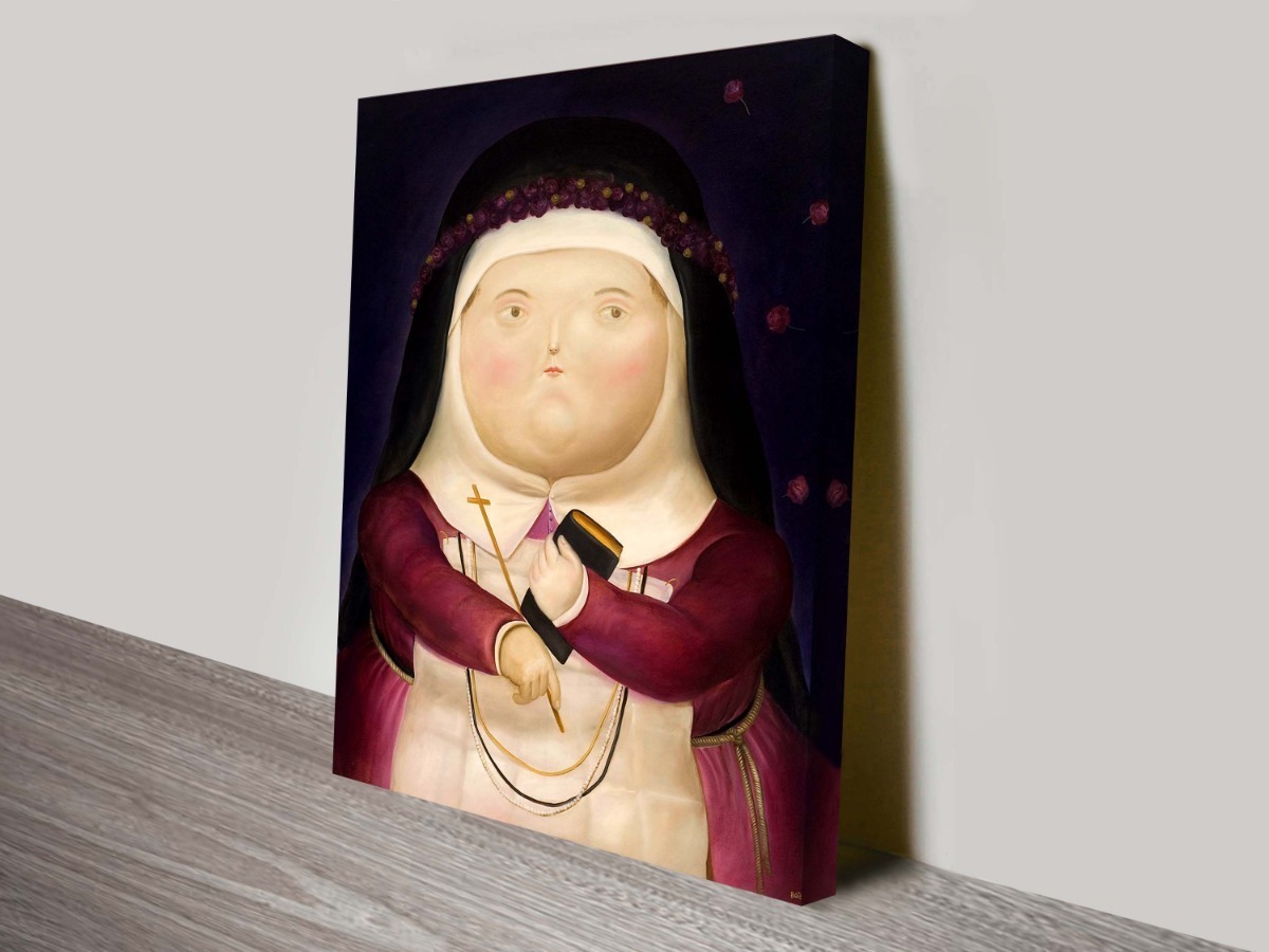 Foto 4 | Cuadro En Lienzo Canvas Con Bastidor Arte De Fernando Botero Materiales De Calidad Listo Para Colgar Estilo Galeria Colo