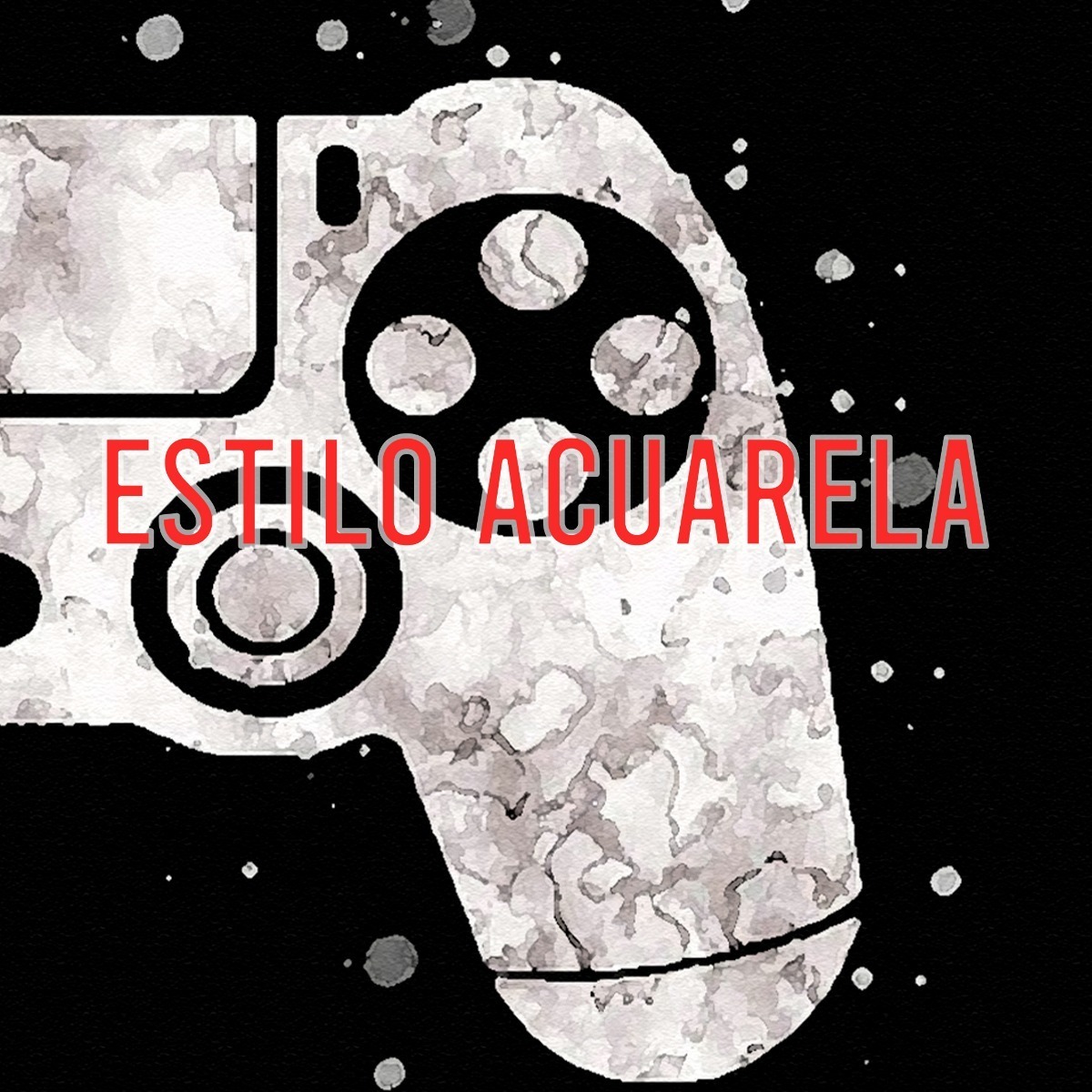 Foto 6 pulgar | Decoracion Gamer Joystick Acuarela Set Cuadros Playstation