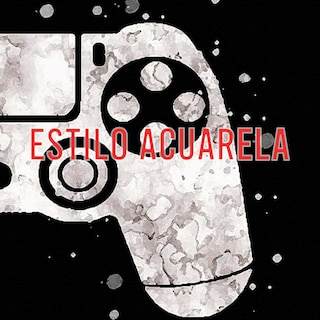 Foto 5 | Decoracion Gamer Joystick Acuarela Set Cuadros Playstation