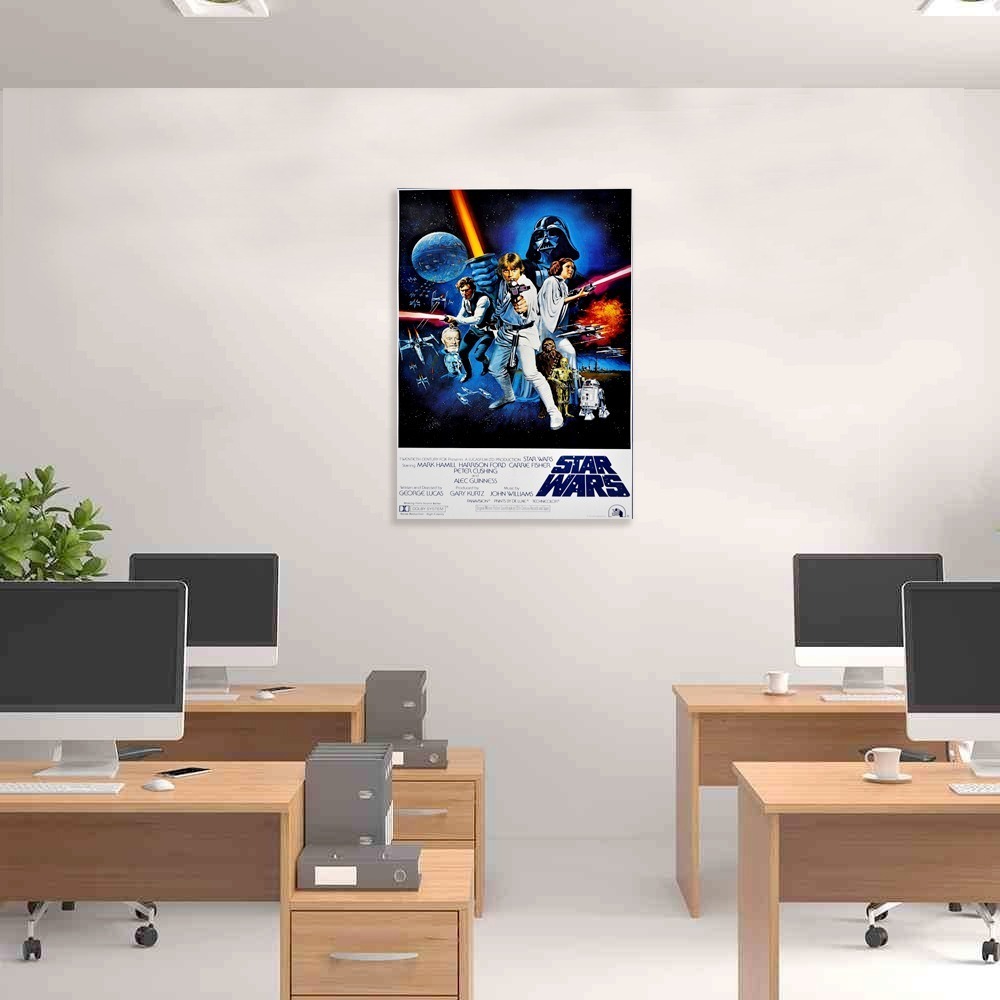 Foto 1 | Cuadros Star Wars En Tela Lienzo Canvas Listos Para Colgar