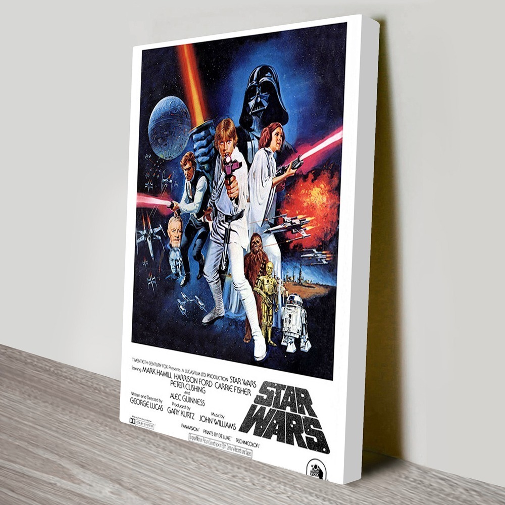 Foto 2 | Cuadros Star Wars En Tela Lienzo Canvas Listos Para Colgar
