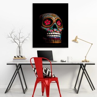 Foto 4 | Cuadro Lienzo Canvas Arte Mexicano Calavera Dia De Muertos