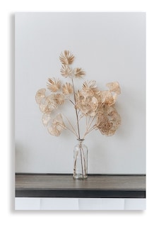 Foto 1 | Cuadro Flores Doradas Canvas Grueso Grande 90x140cm