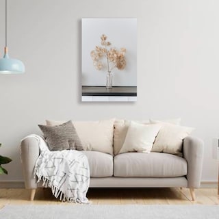 Foto 4 | Cuadro Flores Doradas Canvas Grueso Grande 90x140cm