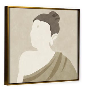 Foto 5 | Cuadro Buda Minimalista Zen Moderno Hecho En Lienzo Canvas