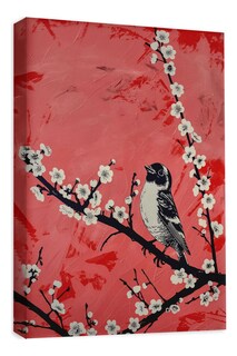 Foto 1 | Cuadro Decorativo Pajaros De Colores Tipo Oleo Canvas 110x50