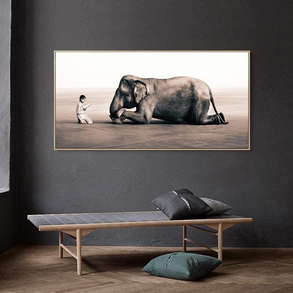 Foto 3 | Cuadro Aashes And Snow Elefante Niño Gregory Colbert Canvas