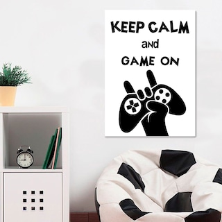 Foto 1 | Decoracion Gamer Cuadro Decorativo Gamer Keep Calm