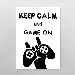 Foto 3 | Decoracion Gamer Cuadro Decorativo Gamer Keep Calm
