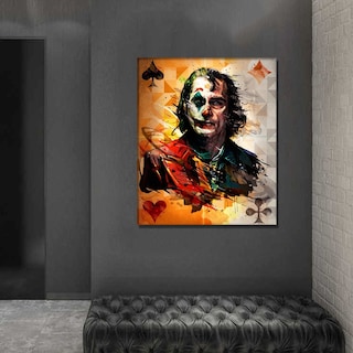 Foto 2 | Cuadro Decorativo Joker Movie En Lienzo Canvas Con Bastidor Color Multicolor