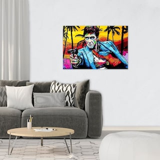 Foto 4 | Cuadro Decorativo Alec Monopoly Cara Cortada Colores Graffit