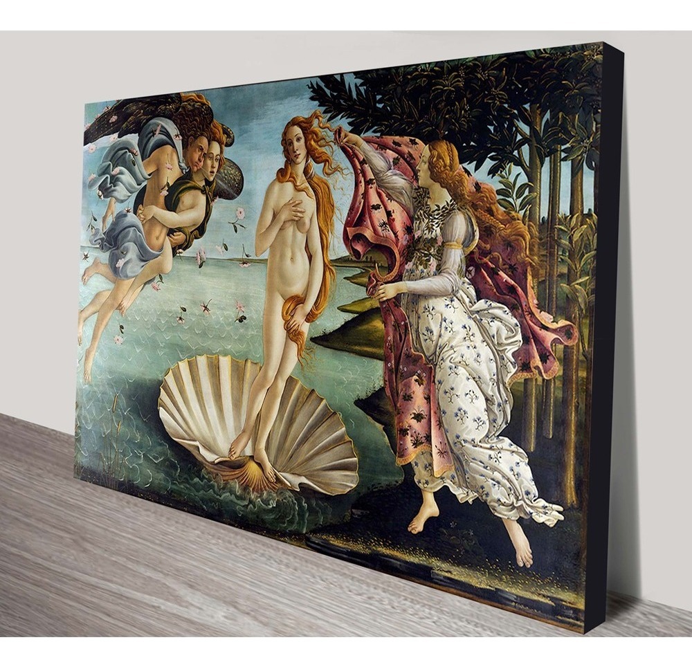 Foto 2 | Cuadro Arte Replica Nacimiento De Venus En Lienzo Canvas Hd