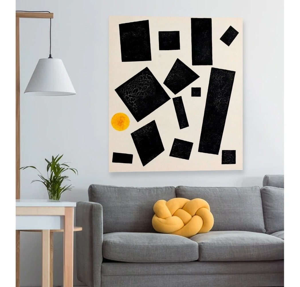 Cuadros Minimalistas Abstractos Arte Kazimir Malevich Varios