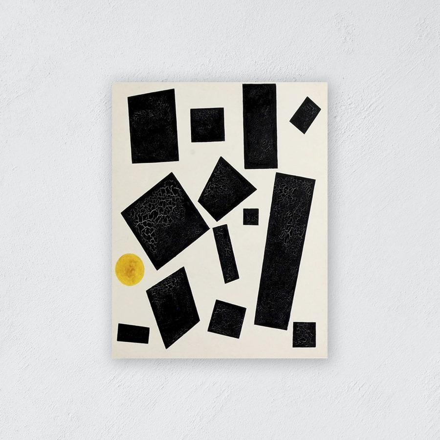 Foto 5 pulgar | Cuadros Minimalistas Abstractos Arte Kazimir Malevich Varios