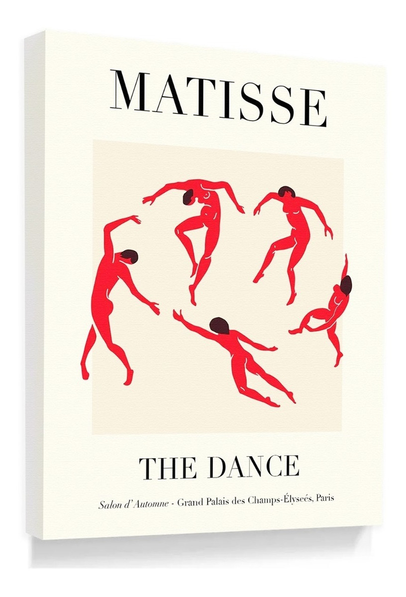Foto 3 pulgar | Cuadro Matisse The Dance Arte Minimalista Moderno  En Canvas