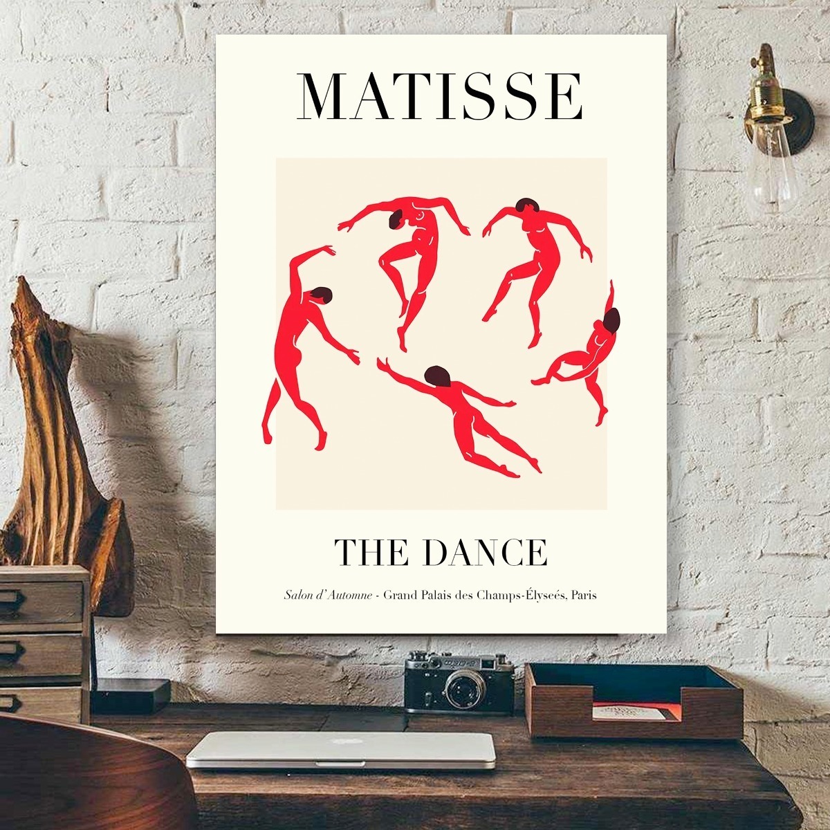 Foto 4 pulgar | Cuadro Matisse The Dance Arte Minimalista Moderno  En Canvas