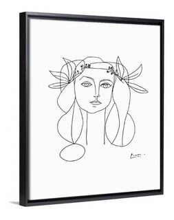 Foto 4 | Cuadros Minimalistas Picasso Canvas Algodón Tipo Museo 6 Mod Color Rostro Mujer