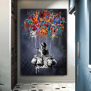 Foto 4 | Canvas | Mega Cuadro Decorativo | Frida Graffiti | 140x90