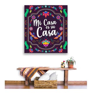 Foto 3 | Cuadro Decorativo Mexicano Estilo Huichol Otomi Para Casa Color Multicolor Armazón Bastidor