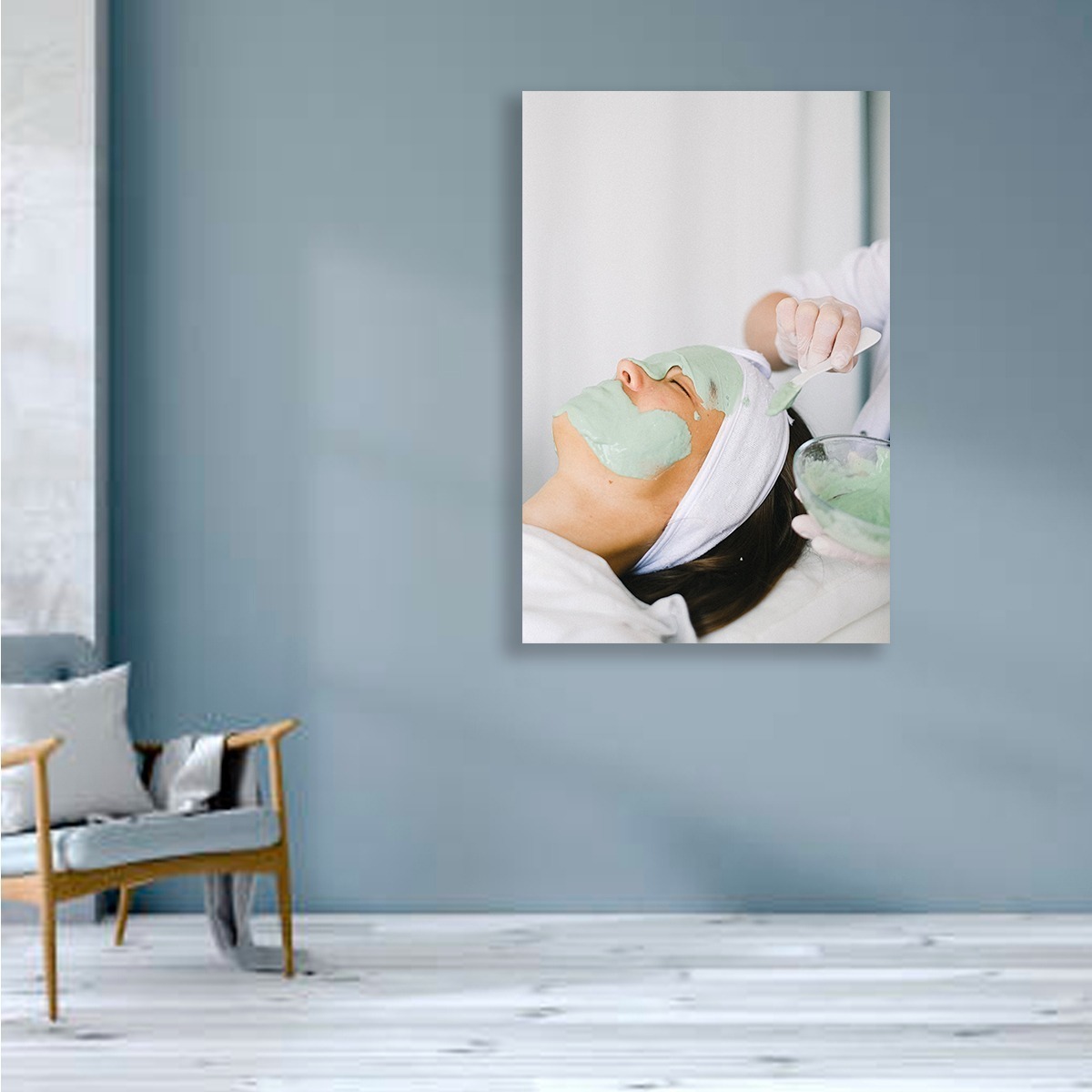 Foto 5 pulgar | Cuadro Estetica Spa Mascarilla Canvas Grueso 60x90cm Salon