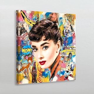 Foto 2 | Cuadro Decorativo Audrey Hepburn Grafiti Para Estética Sala