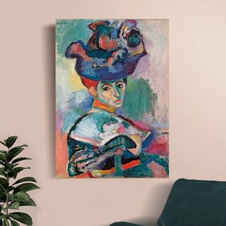 Foto 1 | Cuadro Arte Henri Matisse Mujer Con Sombrero En Canvas Hd