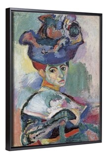 Foto 4 | Cuadro Arte Henri Matisse Mujer Con Sombrero En Canvas Hd