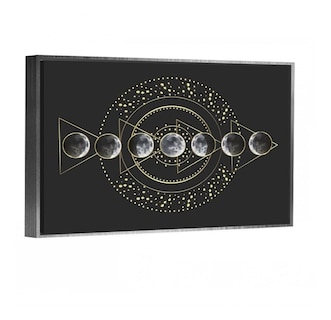 Foto 4 | Fases De La Luna Boho Cuadro Decorativo En Lienzo Canvas Hd