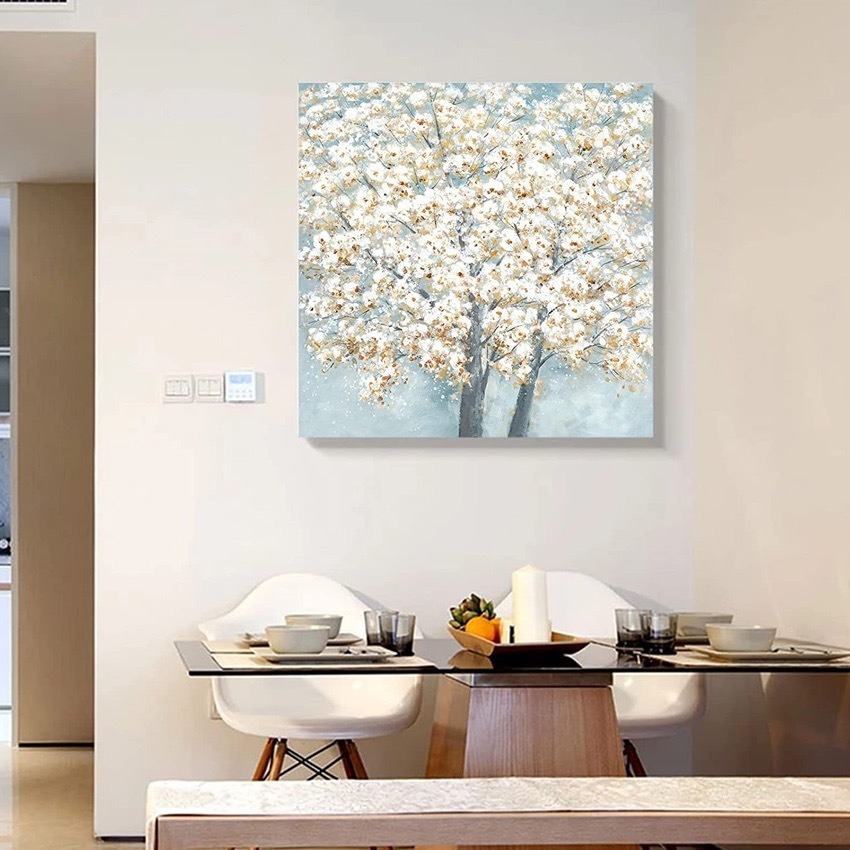 Foto 1 | Cuadro Para Sala Decorativo Hermoso Árbol Floral Elegante