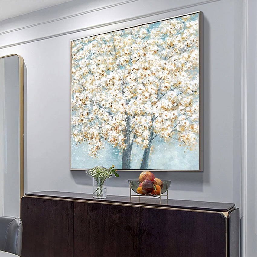 Foto 5 | Cuadro Para Sala Decorativo Hermoso Árbol Floral Elegante