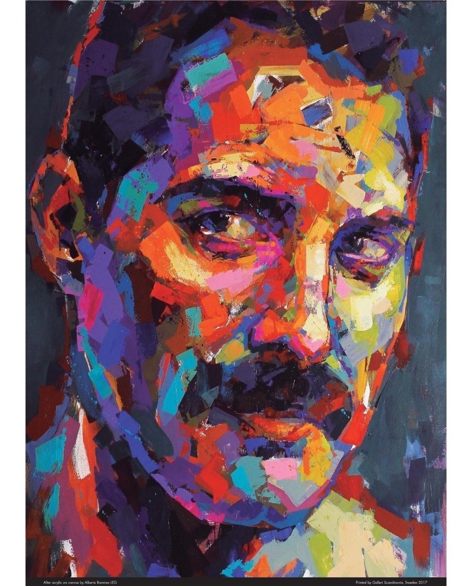 Foto 2 | Cuadro Freddie Mercury Pop Art En Lienzo Canvas Con Bastidor Color Multicolor Armazón N/a