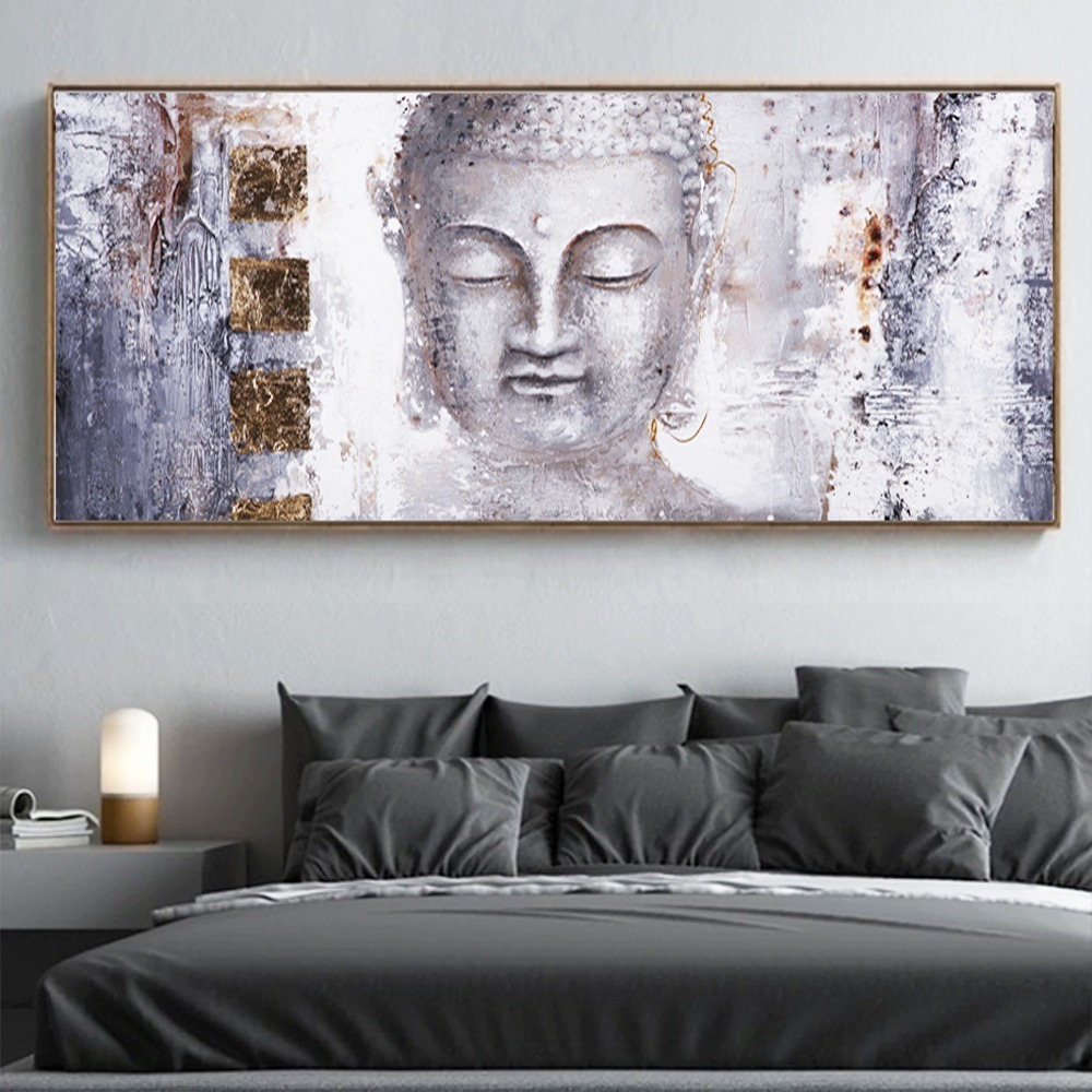 Foto 3 | Cuadro Buda Elegante Moderno Minimalista Grande En Canvas