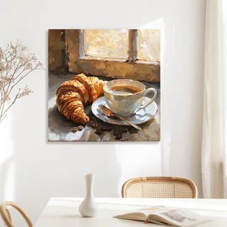 Foto 2 | Cuadro Decorativo Panaderia Cafeteria Croissant Decogaleria