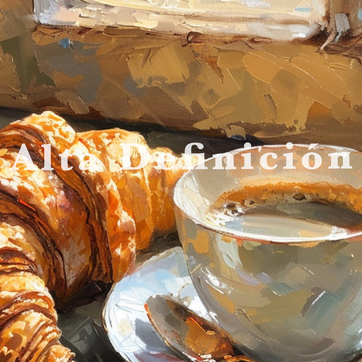 Foto 5 pulgar | Cuadro Decorativo Panaderia  Cafeteria Croissant Decogaleria
