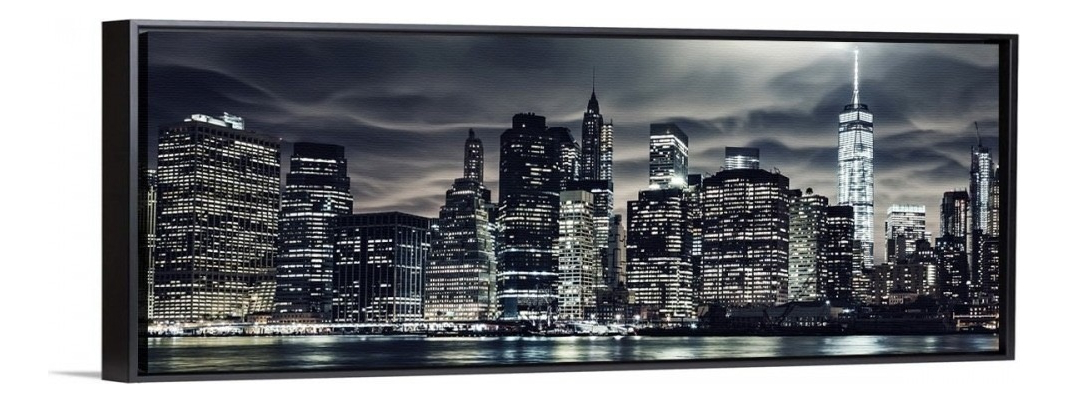 Foto 5 | Cuadro Ciudad Nueva York Decorativo Moderno Panorámico Arte