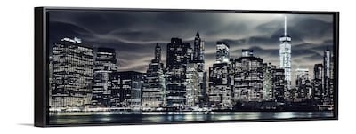Foto 5 | Cuadro Ciudad Nueva York Decorativo Moderno Panorámico Arte