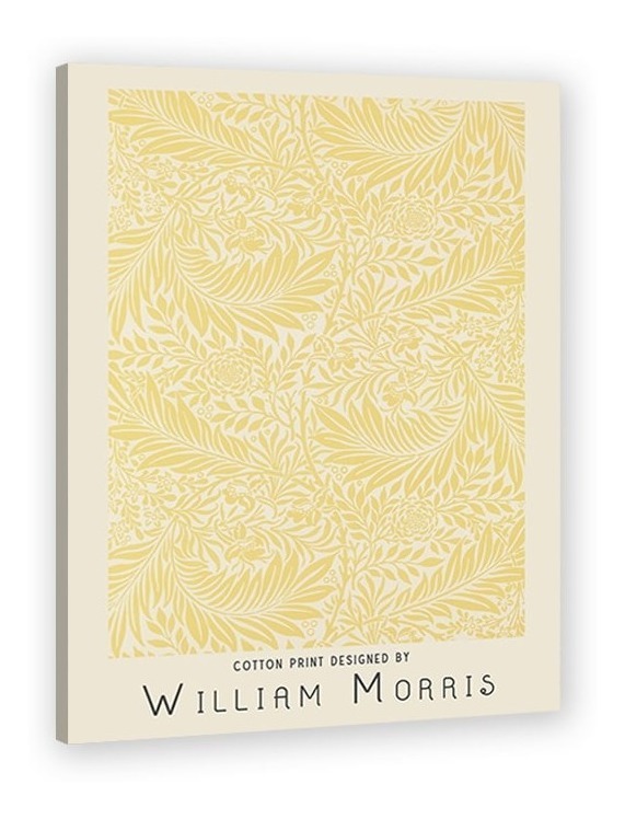 Foto 3 pulgar | Cuadro Canvas William Morris Flores Amarillas Vintage Print