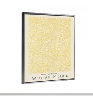 Foto 4 | Cuadro Canvas William Morris Flores Amarillas Vintage Print