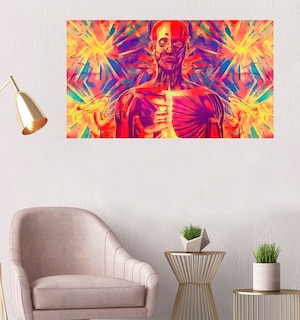 Foto 3 | Cuadro Decorativo Canvas Para Consultorio Medico, Cuerpo