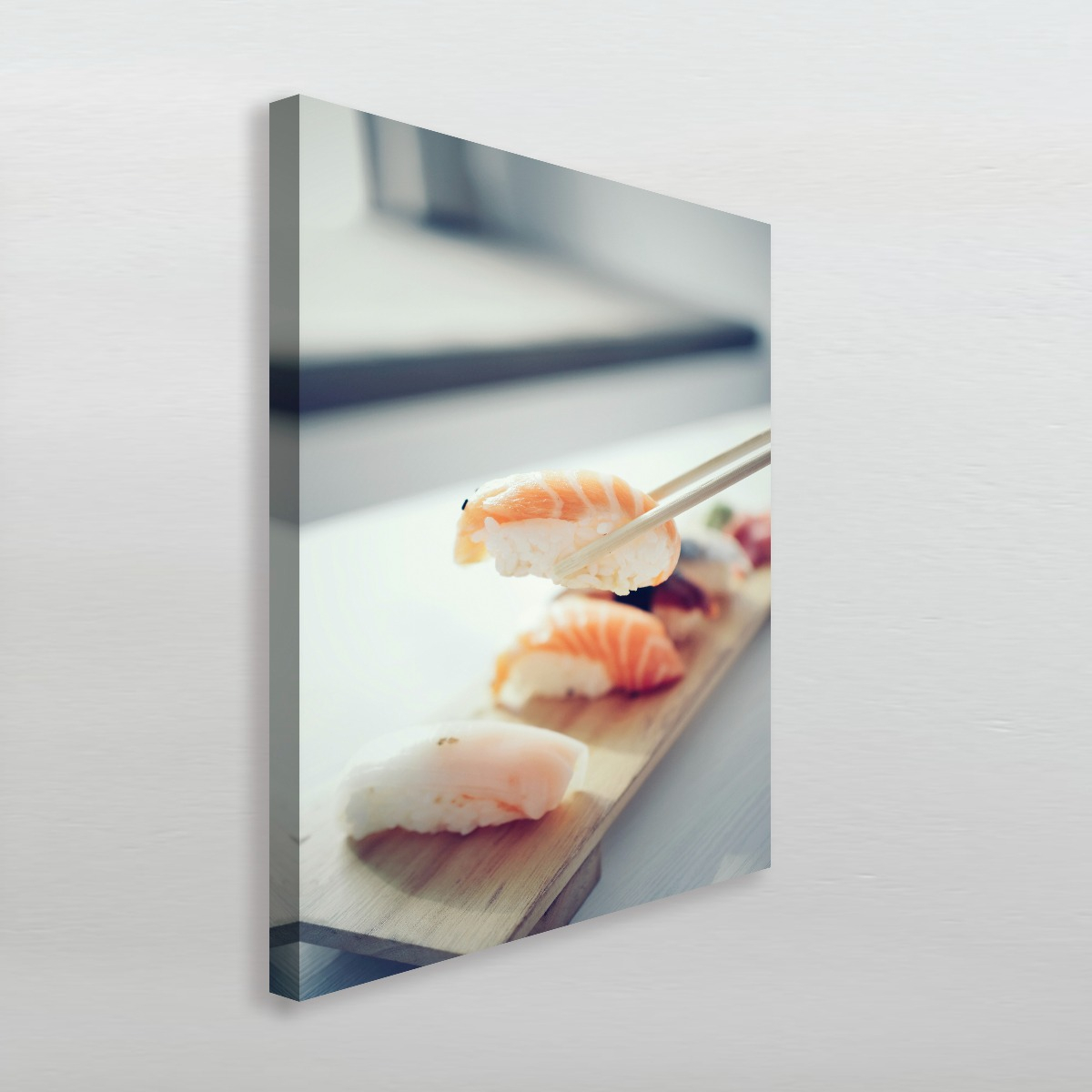 Foto 4 pulgar | Cuadro Decorativo Sushi Comedor O Cocina Restaurante Salmon