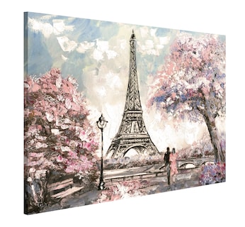 Foto 1 | Cuadro Decorativo Floral Paris Rose 120x80 Finder Decor
