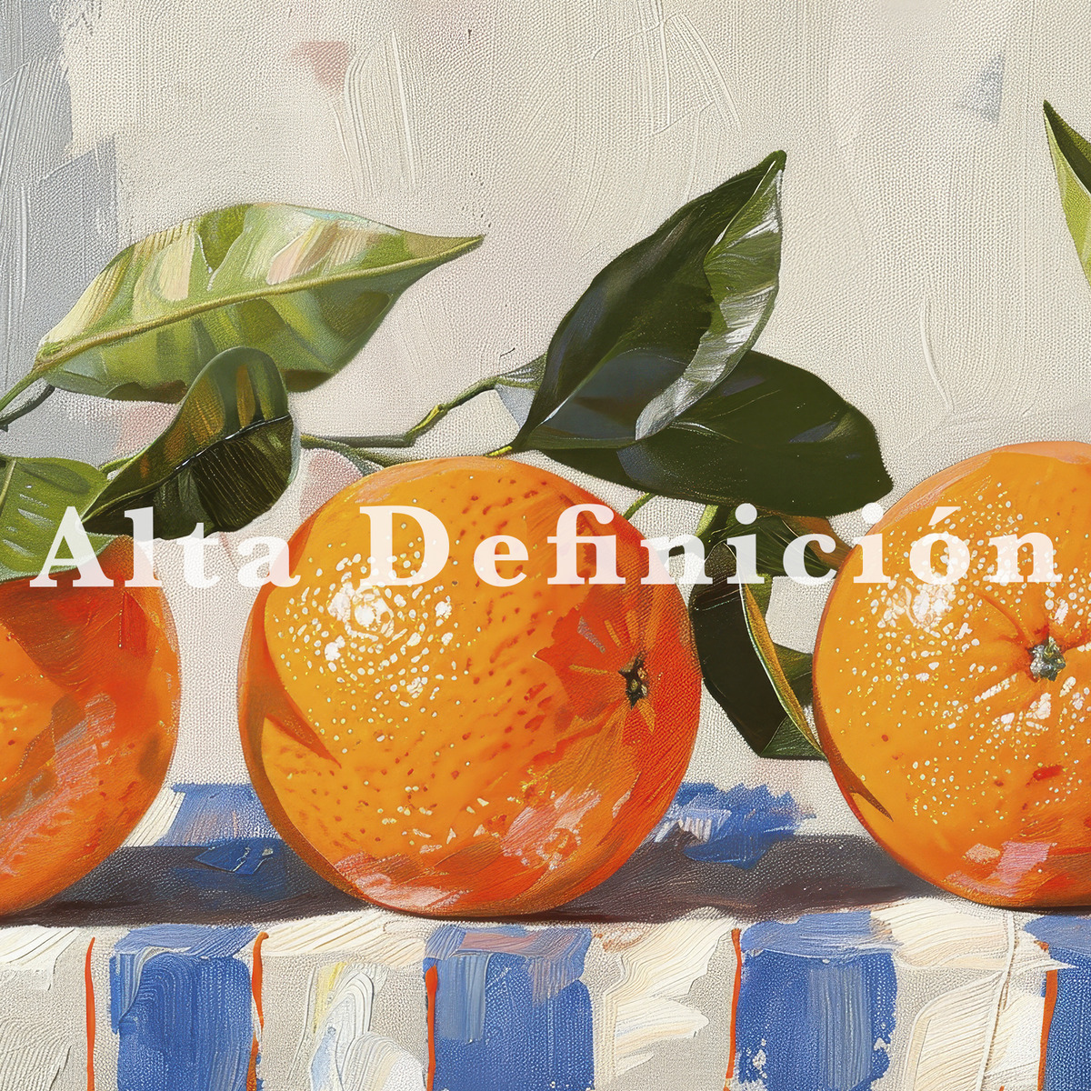 Foto 4 | Cuadro Decoración Comedor Naranjas Canvas Estilo Pintura Hd