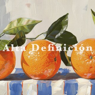 Foto 4 | Cuadro Decoración Comedor Naranjas Canvas Estilo Pintura Hd