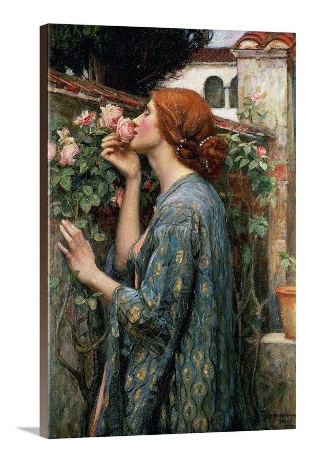 Foto 3 pulgar | Cuadro Canvas El Alma De La Rosa Arte Victoriano  Waterhouse