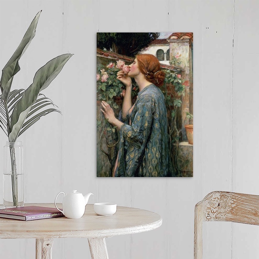 Foto 4 pulgar | Cuadro Canvas El Alma De La Rosa Arte Victoriano  Waterhouse