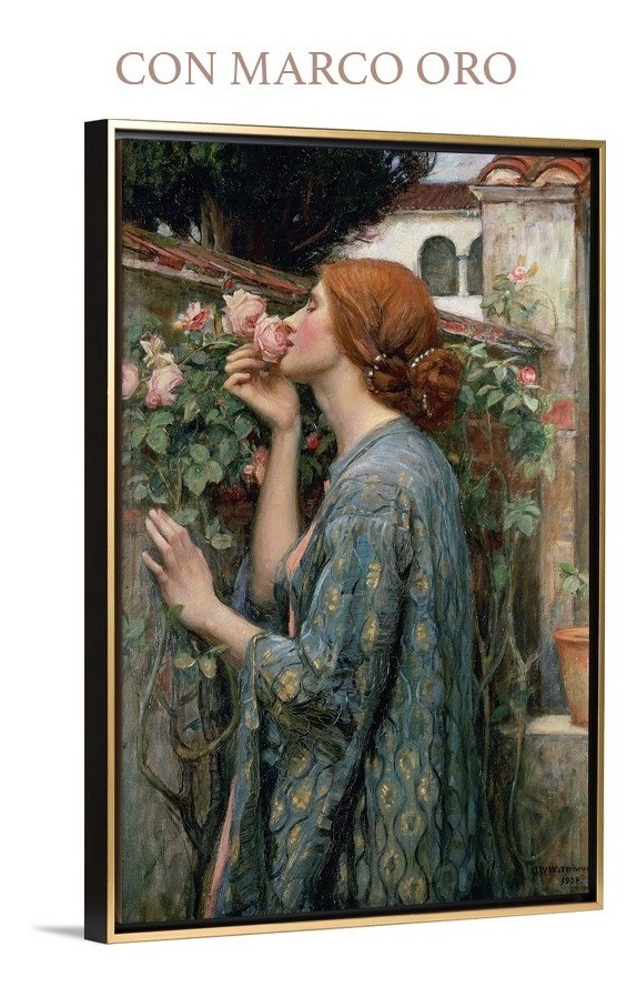 Foto 6 pulgar | Cuadro Canvas El Alma De La Rosa Arte Victoriano  Waterhouse