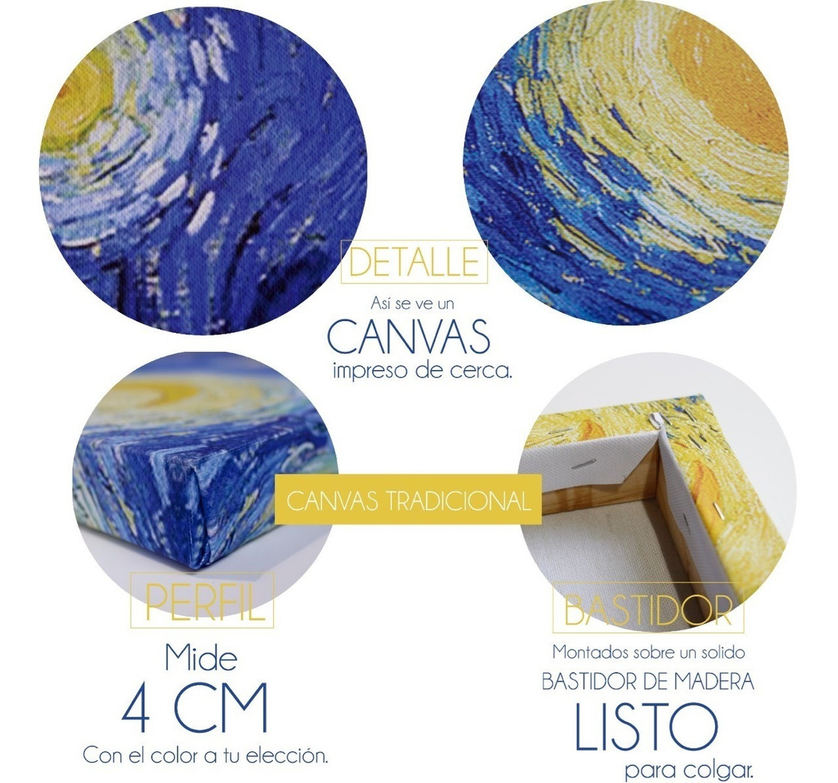 Foto 3 | Ágata Mineral Cuadro Decorativo Modernos Canvas Minimalista